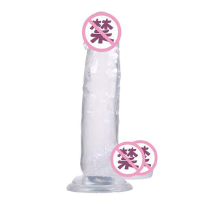 Transparent Crystal Imitation Penis Adult Female Masturbation Products Suction Cup Dildo  Silicone Dildo  Sex Toys for Women