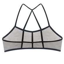 Load image into Gallery viewer, Transparent Women&#39;s Bra Hollow Out Stylish Sleeveless Lace Bralette Crochet Solid Tank Flower Mesh Unlined Bra Vest Sexy Bras