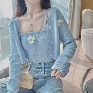 Two-Piece Suit 2021 Women's Autumn Clothing New Romantic Small