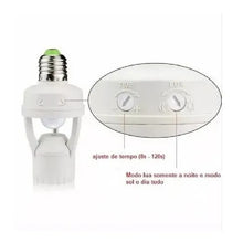 Load image into Gallery viewer, Presence Sensor P/Socket Lamp E27 C/Photocell
