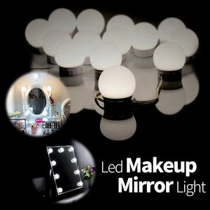 USB LED 12V Makeup Lamp Wall Light Beauty 2 6 10 14 Bulbs Kit For Dressing Table Stepless Dimmable Hollywood Vanity Mirror Light