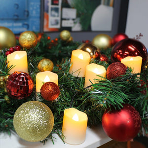 USB Rechargeable Candles LED Candles With Flickering Flame &amp; Timer Remote Control For Home Wedding Halloween Decorative Tealight