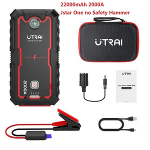 UTRAI 22000mAh Car Jump Starter Portable Emergency Charger Jstar One Power Bank Car Booster Starting Device Waterproof