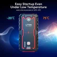 Load image into Gallery viewer, UTRAI 22000mAh Car Jump Starter Portable Emergency Charger Jstar One Power Bank Car Booster Starting Device Waterproof