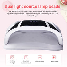 Load image into Gallery viewer, UV Lamp for Manicure Nail Dryer 120/80/54/36W Nail Lamp For Quick Curing UV Gel Nail Polish With Motion sensing LCD Display