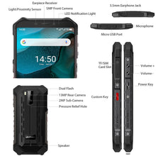 Load image into Gallery viewer, Ulefone Armor X5  Android 10 Rugged Waterproof  Smartphone IP68 MT6762 Cell Phone 3GB 32GB Octa core NFC  4G LTE Mobile Phone
