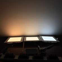Load image into Gallery viewer, Ultra thin 3W 6W 9W 12W 15W 18W 24W dimmable LED downlight Square LED panel / painel light lamp 4000K for bedroom luminaire