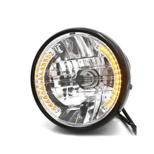 Load image into Gallery viewer, Universal 7Inch Motorcycle Headlight 12V LED Turn Signal Light Yellow light For Motorcycle modification