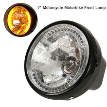 Load image into Gallery viewer, Universal 7Inch Motorcycle Headlight 12V LED Turn Signal Light Yellow light For Motorcycle modification