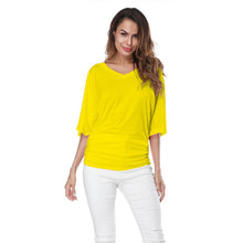 Load image into Gallery viewer, V Neck Women&#39;s Tunic Large Size Fashion Shirts Short Sleeve Basic Top Tee XXXL XXXXL XXXXXL Clothes