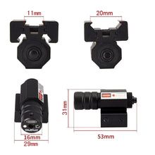 Load image into Gallery viewer, Variety Tactical Mini Red Dot Laser Sight Scope Picatinny Mount Set for Gun Rifle Pistol Shot Airsoft Rifle Scope Hunting