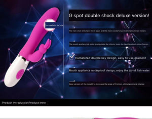 Vibrating Stick AV Vibrating Massage Stick Female Penis Electric Masturbation Double Motor Adult Sex Products Women Sex Toys