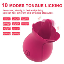Load image into Gallery viewer, Vibrator for Women G-Spot Licking Dildo Clit Nipple Stimulator Oral Tongue Pussy Vagina Sex Toys for Women Female Masturbation