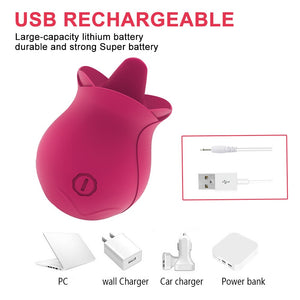 Vibrator for Women G-Spot Licking Dildo Clit Nipple Stimulator Oral Tongue Pussy Vagina Sex Toys for Women Female Masturbation