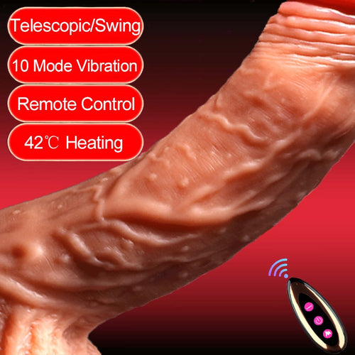 Vibrator for Women Sextoy Heating Dildo Penis Vibrators Female Masturbators Big Telescopic Swing Erotic Toy Sex Toys for womans