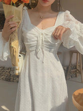 Load image into Gallery viewer, Vintage Fairy Dress Women Elegant Designer Chiffon Dress Long Sleeve French Party Midi Dress Casual Women&#39;s Clothing Autumn 2020