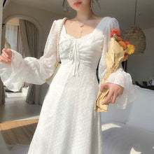 Load image into Gallery viewer, Vintage Fairy Dress Women Elegant Designer Chiffon Dress Long Sleeve French Party Midi Dress Casual Women&#39;s Clothing Autumn 2020