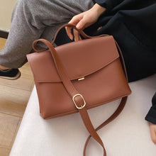 Load image into Gallery viewer, Vintage Fashion Female Tote Bag 2021 New High Quality PU Leather Women&#39;s Designer Handbag High capacity Shoulder Messenger Bag