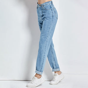Vintage High Waist Jeans Woman 2021 Harem Pants Boyfriends Women&#39;s Jeans Full Length Mom Jeans Cowboy Denim Pants Vaqueros Mujer