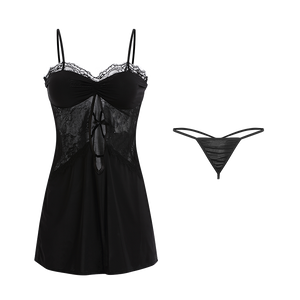 Vintage Nightgowns with Cotton Pad Sexy Nightdress Silk Lace Underwear Back Buckle Strap Night Dress Silk Sleepwear Sleep Tops