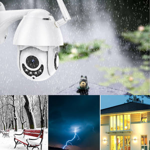 WIFI Camera Outdoor PTZ IP Camera H.265X 1080p Speed Dome CCTV Security Cameras IP Camera WIFI Exterior 2MP IR Home Surveilance