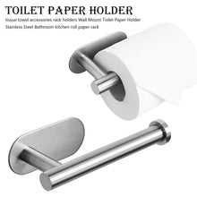 Load image into Gallery viewer, Wall Mount Toilet Paper Holder Stainless Steel Bathroom kitchen Roll Paper Rack Tissue Towel Accessories Rack Holders