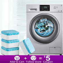Load image into Gallery viewer, Washing Machine Cleaner Washer Cleaning Detergent efficent Tablet for dropshipping effervescent cleansing tablets