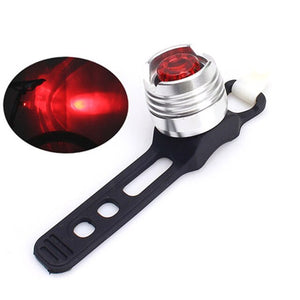 Waterproof Bike Bicycle Rear Tail LED Helmet Cycling  FlashLight Safety Warning Lamp Cycling Safety Warning Light