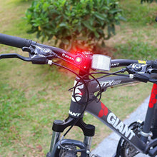 Load image into Gallery viewer, Waterproof Bike Bicycle Rear Tail LED Helmet Cycling  FlashLight Safety Warning Lamp Cycling Safety Warning Light