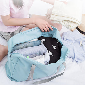 Waterproof Folding Travel Bag Nylon Large Capacity Travel Hand Bags For Men And Women New Fashion Duffle Bag Luggage Storage Bag