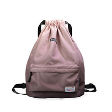Load image into Gallery viewer, Waterproof Gym Bag Women Girls Sports Bag Travel Drawstring Bag Outdoor Bag Backpack for Training Swimming Fitness Bags Softback