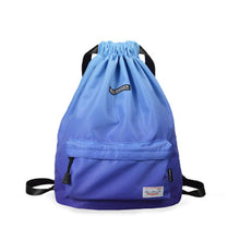Load image into Gallery viewer, Waterproof Gym Bag Women Girls Sports Bag Travel Drawstring Bag Outdoor Bag Backpack for Training Swimming Fitness Bags Softback