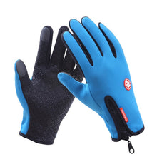 Load image into Gallery viewer, Waterproof Winter Warm Gloves Men Ski Gloves Snowboard Gloves Motorcycle Riding Winter Touch Screen Snow Windstopper Glove