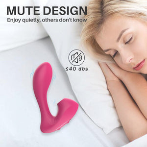 Wearable Clitoral Sucking Massager with 10 Vibration 3 Suction Modes Massage Device for Women,Dual Pleasure Vibrating Stimulator