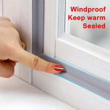 Load image into Gallery viewer, Wearable Door Window Sealing Strips Pu foam Self Adhesive Tape Waterproof Dustproof Sealing Tape Sound Insulation Tools