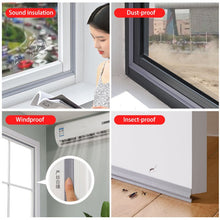 Load image into Gallery viewer, Wearable Door Window Sealing Strips Pu foam Self Adhesive Tape Waterproof Dustproof Sealing Tape Sound Insulation Tools