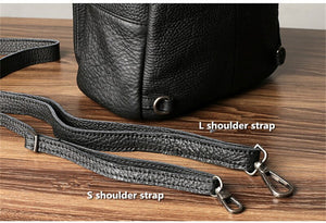Weekends daily genuine leather ladies small backpack outdoor leisure fashion luxury soft real cowhide women cute mini bookbag