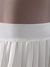 Load image into Gallery viewer, White Black Chiffon Summer Shorts Skirt Women Fashion See-through High Waist Tutu Pleated Mini Skirt Dancewear Beachwear Female