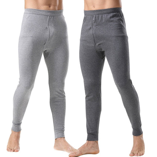 Wholesale Men's Thermo Underwear Fashion Men Thermal Long Johns Loose Mens Thermal Underwear Plus Size Warm Male Leggings Pants