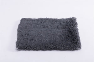 Winter Dog Bed Mat Soft Fleece Pet Cushion House Warm Puppy Cat Sleeping Bed Blanket For Small Large Dogs Cats mat