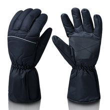 Load image into Gallery viewer, Winter Heated Gloves Reflective Rechargeable TouchscreenSkiing Heating Gloves Thermal Mittens for Outdoor Sports Motorcycle Ski