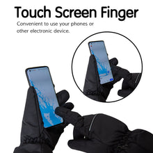 Load image into Gallery viewer, Winter Heated Gloves Reflective Rechargeable TouchscreenSkiing Heating Gloves Thermal Mittens for Outdoor Sports Motorcycle Ski