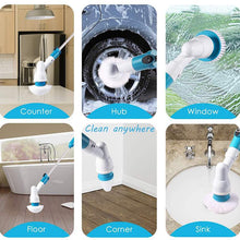 Load image into Gallery viewer, Wireless Charging Electric Cleaning Brush Long Handle Automatic Rotary Telescopic Waterproof  Kitchen Items Efficient Cleaning