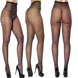 Woman Sexy Lingerie Pantyhose Stockings Long Tube Suspender Mesh Open Crotch Fishnet Panty Bottoming Silk Stockings Sexy Tights