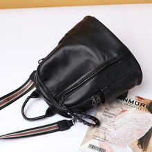 Load image into Gallery viewer, Women Backpack Cowhide Genuine Leather Vintage Knapsack Colleague Girls Student School Bag Lady Travel Packsack Shoulder Bags