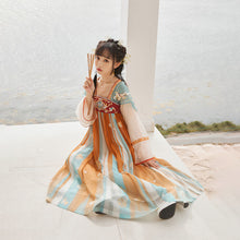 Load image into Gallery viewer, Women Chinese Style Hanfu Traditional Dance Costume Han Dynasty Princess Clothing Oriental Tang Dynasty Fairy Dresses Outfit