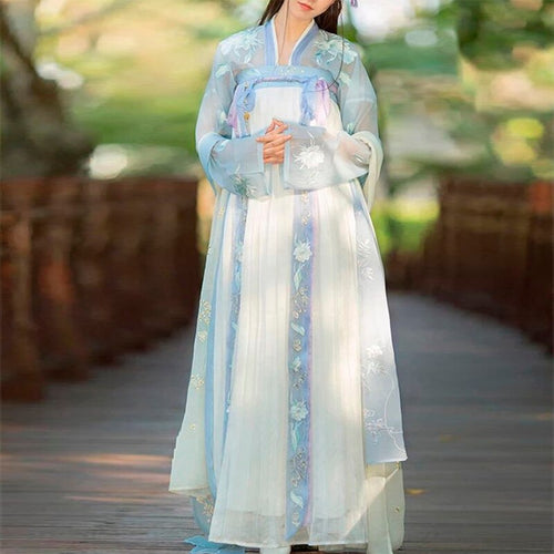 Women Chinese Traditional Costume Female Hanfu Clothing Lady Han Dynasty Princess Clothing Oriental Tang Dynasty Dress Fairy