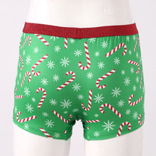 Load image into Gallery viewer, Women Christmas Holiday Underwear Elastic Waist Santa Claus Elk Printed Panties Boxer Knicker Xmas Festival Lingerie Underpant