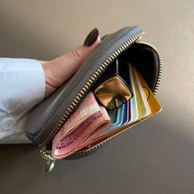 Load image into Gallery viewer, Women Clutch Coin Purse Fashion Simple Genuine Leather Short Wallet Card Holder Organizer Bags Mini Zipper Cute Money Bags
