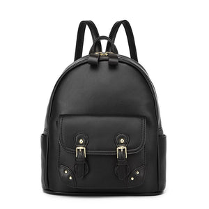 Women Genuine Leather Backpack Purse Female Shoulder Bag Fahion Travel Backpack Casual School College Book Bag For Girls